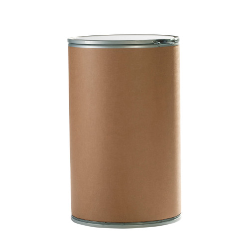 55 Gallon Open Head Fiber Kraft Drum with Steel Cover, Lever Locking Ring, UN Rated
