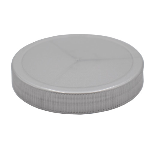 89mm 89-400 Gray PP Plastic Screw Cap, Foam Liner