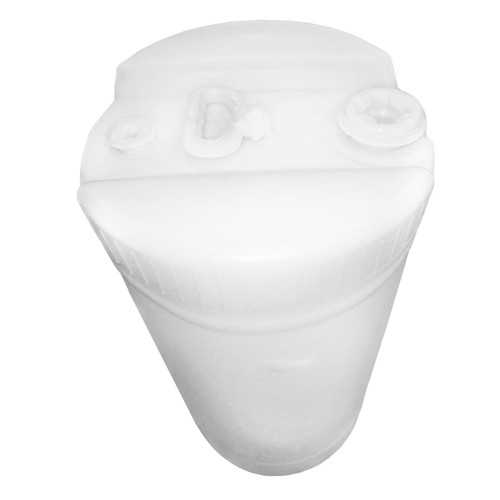 15 Gallon HDPE Plastic Tight Head Drum, 2" & 3/4" Fittings, UN Rated