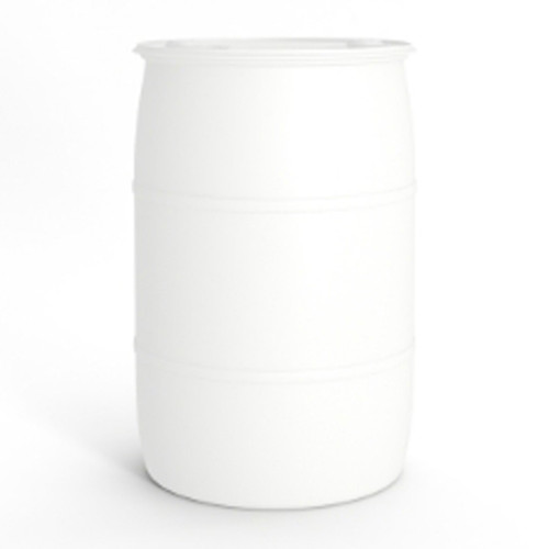 30 Gallon Natural HDPE Plastic Tight Head Drum, 2" Buttress & 2" NPT, UN Rated