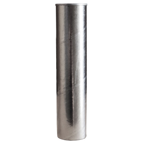 14 oz Composite Grease Cartridge, Metal Bottom w/ Black PP Plastic Over Cap, 2 1/32" Diameter X 9 1/4" Length