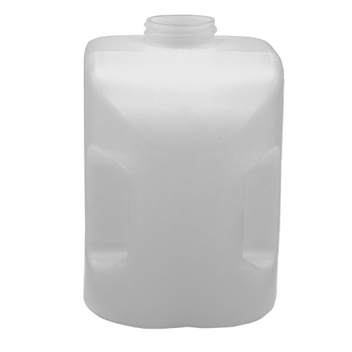 32 oz Natural HDPE Plastic Square Pinch Grip Jar, 38mm 38-400, 53 Gram