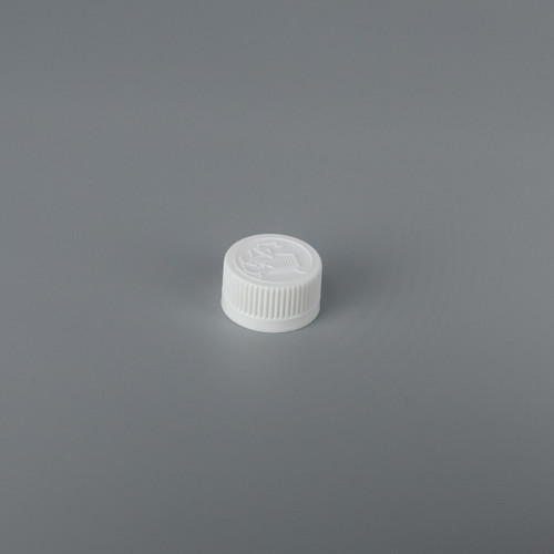 24mm 24-400 White PP Child Resistant Cap with SG90 Pulp Printed Liner (Heat Seal For PET)