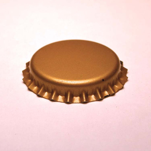 26mm Gold Metal Twist-Off Universal Cap w/ Oxygen Scavenge Liner