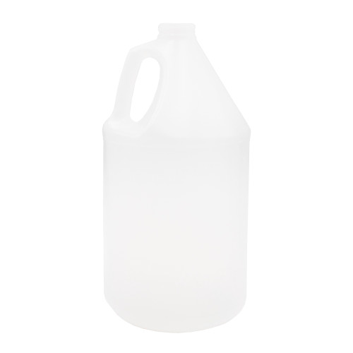 128 oz Natural HDPE Plastic Industrial Round, 38mm 38-400, 120 Gram