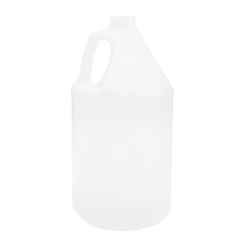 128 oz Natural HDPE Plastic Industrial Round, 38mm 38-400, 120 Gram