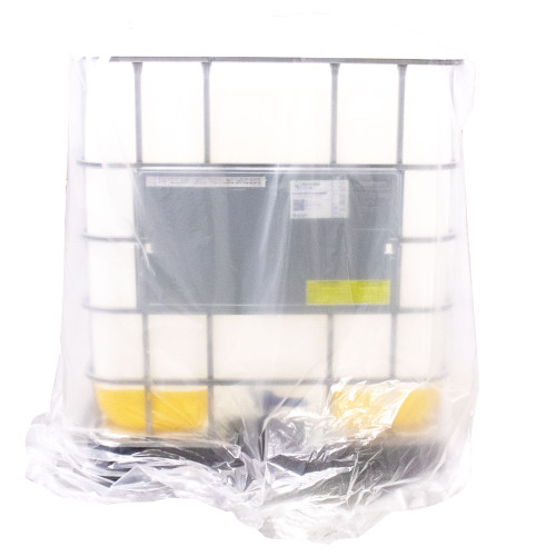 275 Gallon New IBC Tote, Natural New Bottle, Grounded, 2" Butterfly Valve, Teflon Gasket, NPT Thread, 6" Cap, Viton Gasket New Cage Composite Grounded Pallet, Bagged, UN Rated