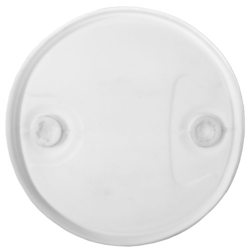 55 Gallon Natural HDPE Plastic Tight Head Reconditioned Drum, (2) 2" Fittings, UN Rated