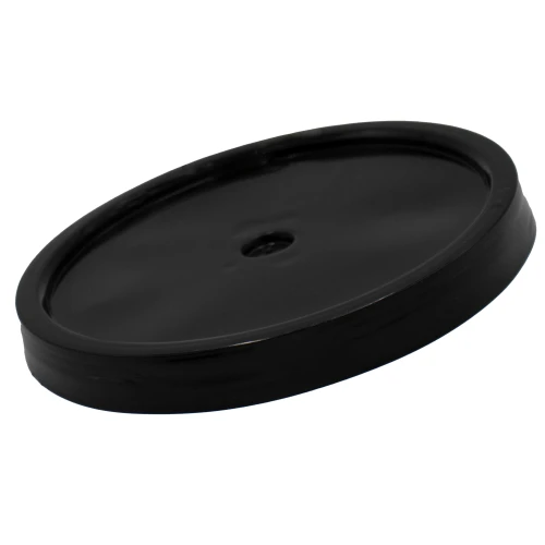 2 Gallon Black HDPE Tear Tab Pail Cover