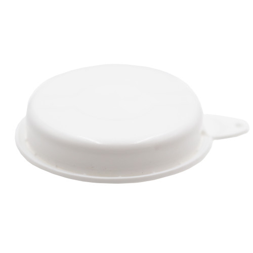 2" White Poly Plastic Snap-On Tamper Evident Capseal for Steel Tri-Sure® Tight Head Drum