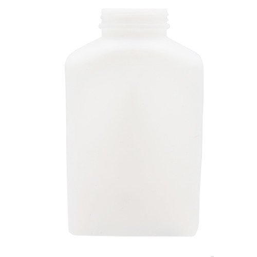 32 oz Natural HDPE Plastic Wide Mouth Oblong Bottle, 53-400, Fluorinated Level 5, 75 Gram