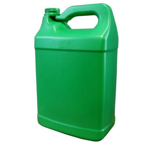 128 oz Green HDPE Plastic F-Style Bottle, 38mm 38-400 Neck Finish, 165 Gram