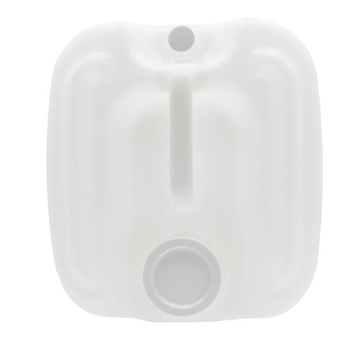 5 Gallon Natural HDPE Plastic Square Tight Head Pail, 70 mm 6TPI Fittings, 22 mm, Closed Vent Stem w/ Cap, UN Rated