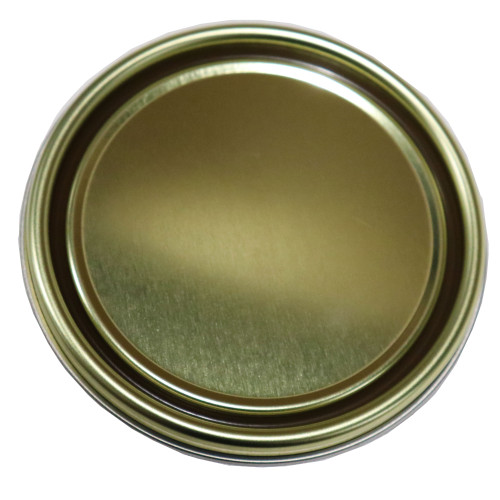 1 Quart Metal Round Paint Can Lid, 404, Gold Lined