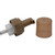 43mm Gold PP Plastic Foam Pump, 177mm Dip Tube, Transparent Gold Cap