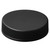 38mm 38-400 Black PP Plastic Matte Top, Ribbed Sides Cap with F217 & SG75 Printed Liner