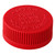 38mm 38-400 Red PP Plastic Child Resistant Cap, Plain Liner, Push Down & Turn