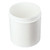 16 oz White PP Plastic Straight Side Jar, 89mm 89-400, Thick Wall