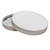 110mm 110-400 White PP Plastic Screw Cap, Plain Heat Liner, for PVC & PET