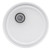 2.5-7 Gallon White Steel Pail Cover, Clear Phenolic Lining, Self-Vent Rieke, Flow in Gasket, 24 Gauge, UN Rated