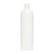 8 oz Natural HDPE Plastic Bullet Bottle, 24mm 24-410, 22 Gram, Flame Treated