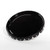2.5-7 Gallon Black Steel Pail Cover, No Fitting, Flow in Gasket, 29 Gauge