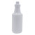 32 oz Blue/White HDPE Plastic Carafe Bottle, 28mm 28-410, 45 Gram, Bulk Tray