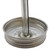 1-3/4" Metal BIC #1 Closure, 5-1/4" Bent to 4-3/4", OAL, Black Polyethylene Coated, 3/4 TR Hex Head, Grade 2, for 16 oz Containers