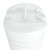 15 Gallon White Plastic Tight Head Drum, 2" Buttress & 3/4" NPS, UN Rated