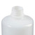 16 oz Natural HDPE Plastic Narrow Mouth Bottle, 28mm 28-415, 19.9 Gram, w/ PP Plastic Natural Cap