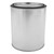 1 Quart Round Metal Paint Can, 404 x 414, Gray Lining, w/ Lid