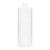 32 oz Natural HDPE Plastic Cylinder Bottle, 28mm 28-400, 52 Gram, Flame Treated, Fluorinated Level 9