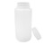 16 oz Natural HDPE Plastic Wide Mouth Round Bottle, 53mm 53-415, 20 Gram, w/ PP Plastic Closure 