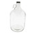 128 oz Flint Glass Jug, 38mm 38-400,  Black/Gold Metal PALF Cap, 4 x1, Kraft Box