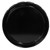 2.5-7 Gallon Black Steel Pail Lug Cover, Rust Inhibited Lining, 29-Gauge, Flow In Gasket