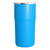 15 Gallon Blue HDPE Plastic Open Head Nestable Drum, Blue Cover, Lever Lock Ring, UN Rating
