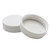 38mm 38-400 White PP Plastic Matte Top, Ribbed Side Cap, SFYP Printed Liner, Heat Seal