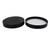100mm 100-400 Black PP Plastic Smooth Top, Smooth Side Cap, Foam, .035 Plain Liner