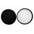 100mm 100-400 Black PP Plastic Smooth Top, Smooth Side Cap, Foam, .035 Plain Liner
