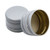 18mm White Metal ROPP Cap