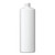 32 oz White HDPE Plastic Cylinder Bottle, 28mm 28-410, 64 Gram