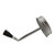 1 3/4" Cap Brush in Can, #1 Acid Brush Overall 4 1/8", Bent to Overall 3 1/2", Trim Black Hair, Polyethylene Liner