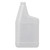 32 oz Natural HDPE Plastic Ring Neck Carafe Bottle, 28mm 28-400, 60 Gram, Gradation Marks