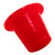 70mm Red LDPE Plastic Tapered Cap Plug, T-25A