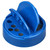 63mm 63-485 Blue PP Plastic Flapper Cap, .300 Pour, Unlined