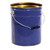 5 Gallon Lanco Blue Steel Open Head, Clear Phenolic Lining, w/ CWL, Offset by 2", 3.5" Double Bead, UN Rating