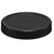 83mm 83-400 Black PP Plastic Matte Top, Ribbed Side Cap, Unlined