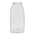 32 oz Clear PET Plastic Oblong Spice Gripped Bottle, 63mm 63-485, 59.18 Gram