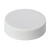 38mm 38-400 White PP Plastic Smooth Top, Ribbed Side Cap with F217 & PS22 Plain Liner