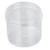 4 oz Clear PS Plastic Straight Sided Jar, 70mm 70-400